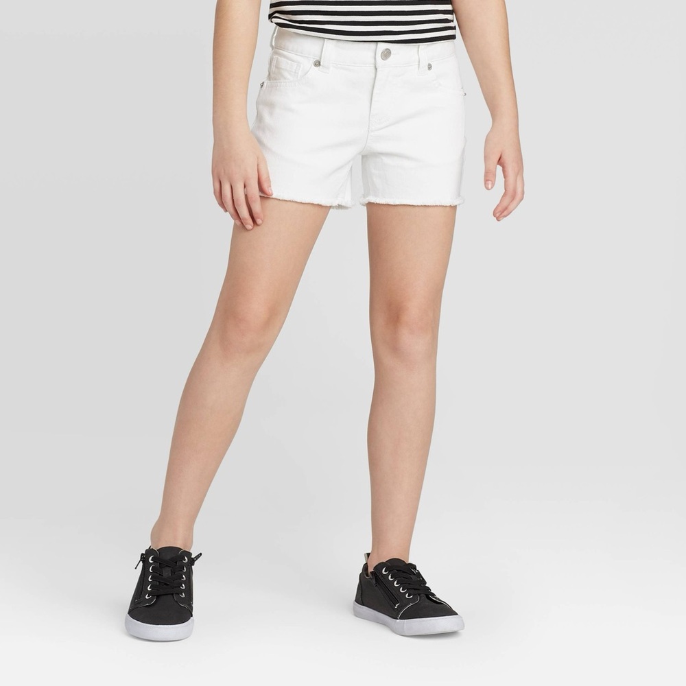 NWOT Cat & Jack Ultimate Stretch White Jean Shorts